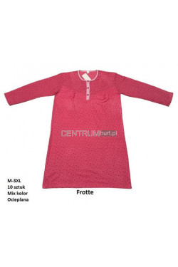 Koszula nocna OCIEPLANA FROTE (M-3XL) 4386