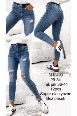 Jeansy damskie (29-34) SH2499