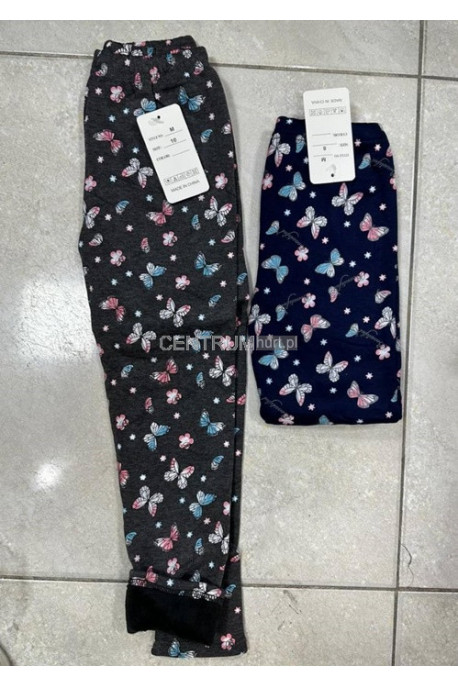 Leginsy dziewczęce ocieplane (3-7) 38