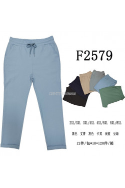 Spodnie damskie (2XL-6XL) F2579