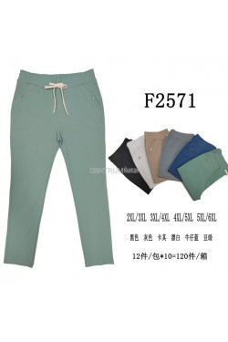 Spodnie damskie (2XL-6XL) F2571