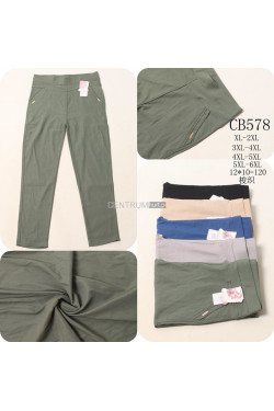 Spodnie damskie (XL-6XL) CB578