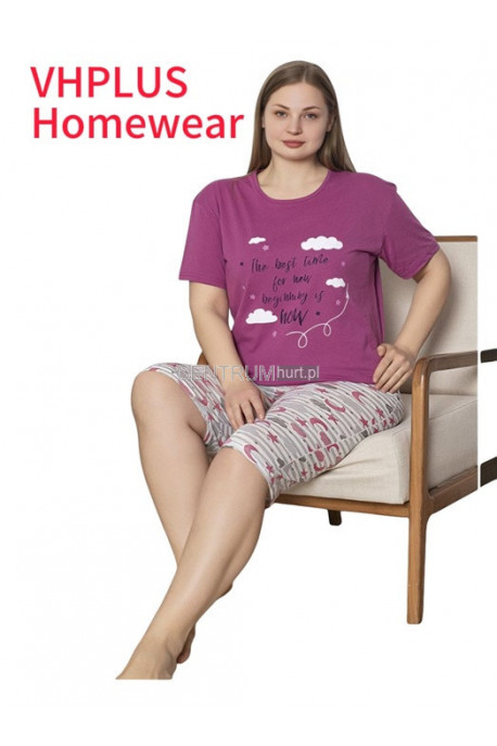 Piżama damska Turecka (L-4XL) 33