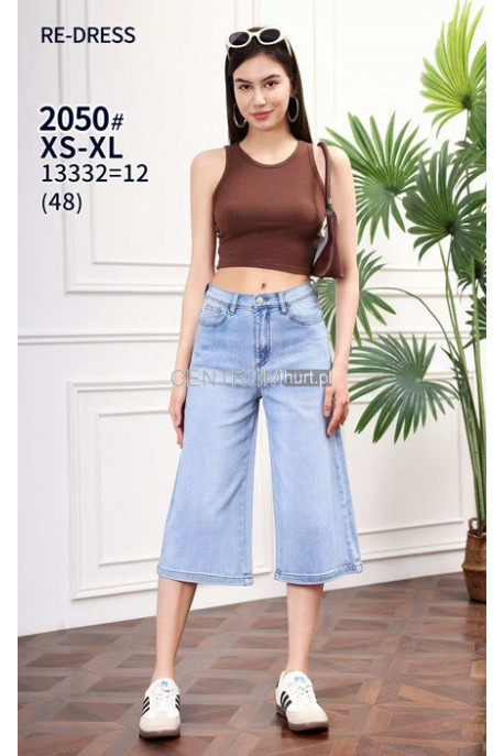 Spodenki jeansowe damskie (XS-XL) 42