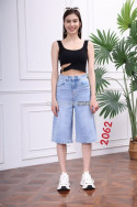 Spodenki jeansowe damskie (XS-XL) 42
