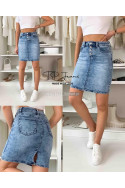 Spódnica jeansowa damska (XS-XL) 42