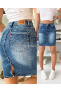 Spódnica jeansowa damska (XS-XL) 42