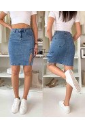 Spódnica jeansowa damska (XS-XL) 42