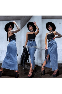 Spódnica jeansowa damska (XS-XL) 4279