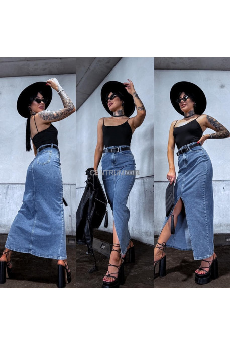 Spódnica jeansowa damska (XS-XL) 42