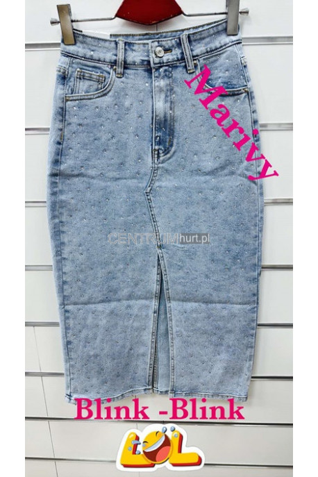 Spódnica jeansowa damska (XS-XL) 42