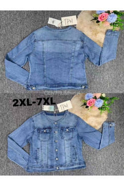 Kurtka jeansowa damska (2XL-7XL) TP01