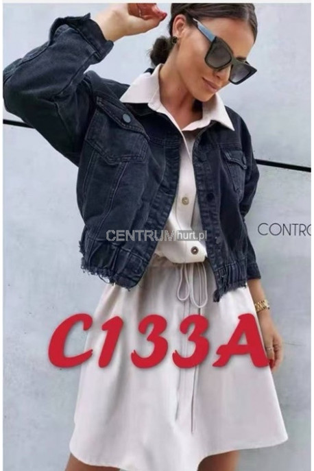 Kurtka jeansowa damska (XS-XL) 42