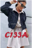 Kurtka jeansowa damska (XS-XL) 42