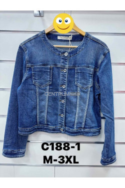 Kurtka jeansowa damska (M-3XL) C188-1