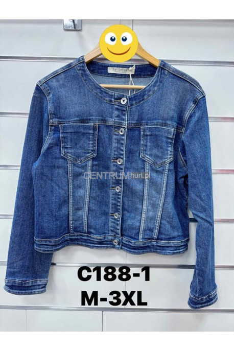 Kurtka jeansowa damska (XS-XL) 42