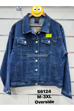 Kurtka jeansowa damska (M-3XL) S6124