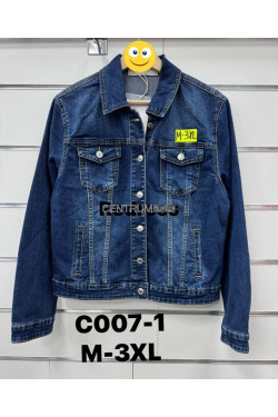 Kurtka jeansowa damska (M-3XL) C007-1