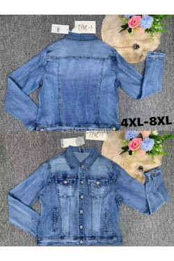 Kurtka jeansowa damska (4XL-8XL) TP05-1