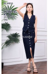 Kamizelka jeansowa damska (XS-XL) 42