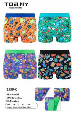 Bokserki męskie (M-2XL) 2559-C