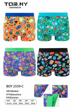 Bokserki chłopięce (152-170) BOY2559-C