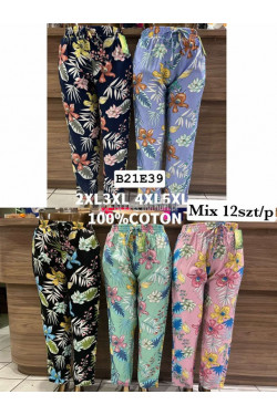 Spodnie damskie (2XL-5XL) E39