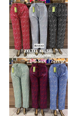 Spodnie damskie (2XL-5XL) E43