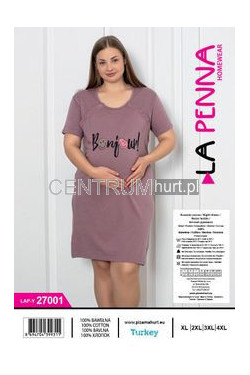 Koszula bawełna turecka do karmienia (XL-4XL) 2701