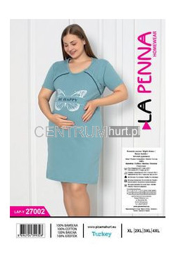 Koszula bawełna turecka do karmienia (XL-4XL) 2702