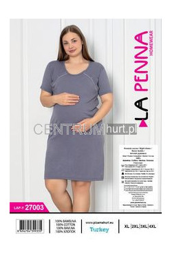 Koszula bawełna turecka do karmienia (XL-4XL) 2703