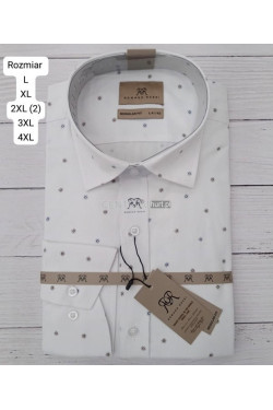 Koszula męska długi rękaw Tureckie (L-4XL) 6655