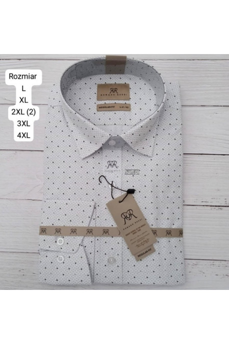 Koszula męska długi rękaw Tureckie (L-4XL) 66