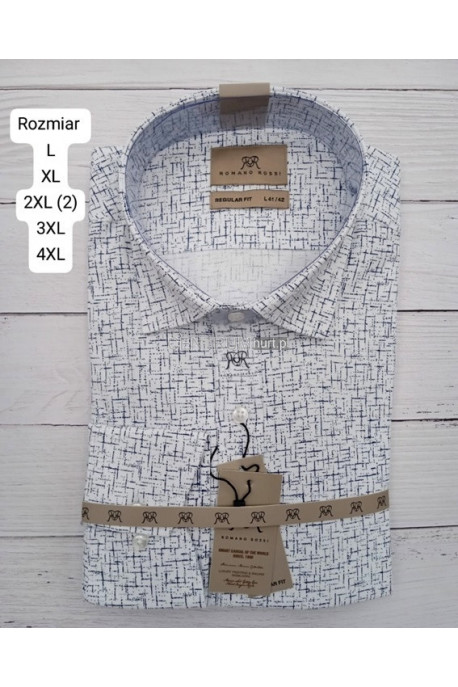 Koszula męska długi rękaw Tureckie (L-4XL) 66