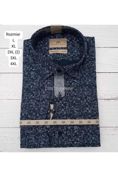 Koszula męska długi rękaw Tureckie (L-4XL) 66