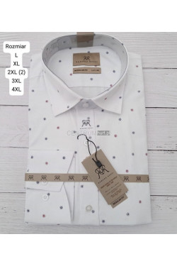 Koszula męska długi rękaw Tureckie (L-4XL) 6686