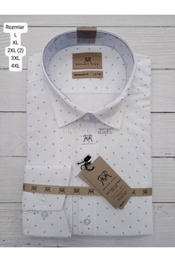 Koszula męska długi rękaw Tureckie (L-4XL) 6692