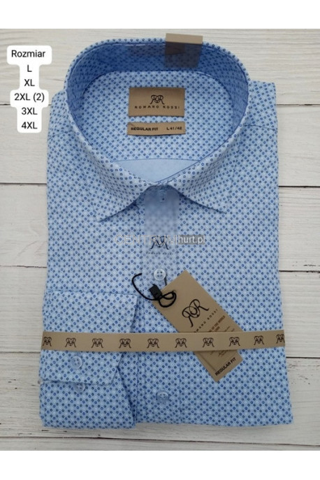 Koszula męska długi rękaw Tureckie (L-4XL) 66