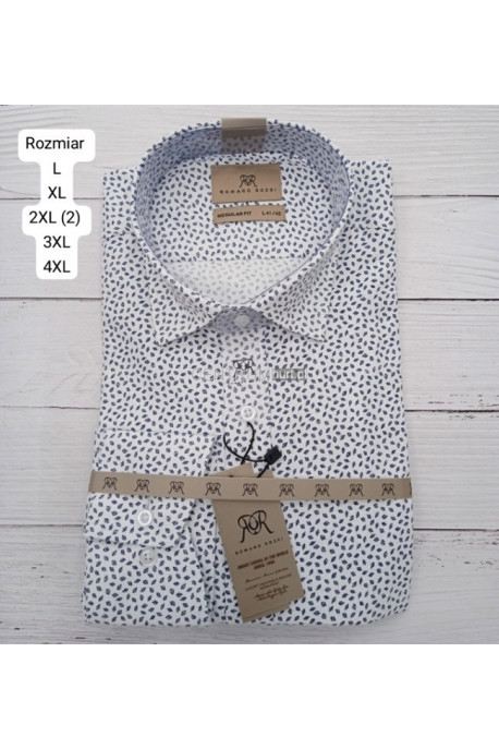 Koszula męska długi rękaw Tureckie (L-4XL) 66