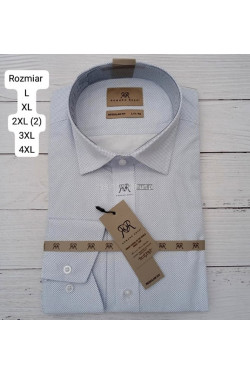 Koszula męska długi rękaw Tureckie (L-4XL) 6713