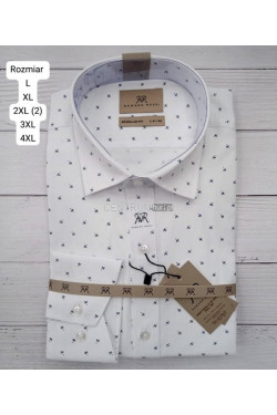 Koszula męska długi rękaw Tureckie (L-4XL) 6730