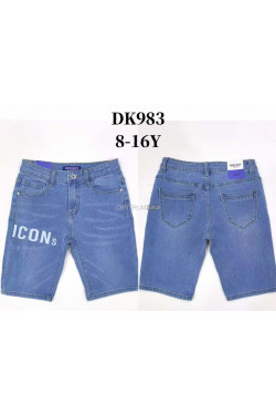 Spodenki jeansowe chłopięce (8-16) DK983