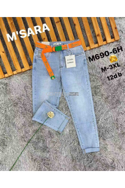 Jeansy damskie (M-3XL) M690-6H