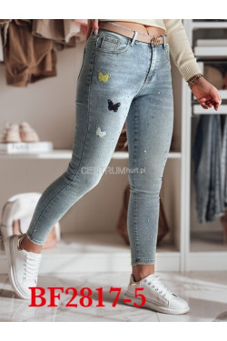 Jeansy damskie (XS-XL) 2817-5