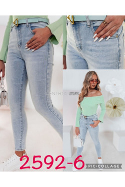 Jeansy damskie (XS-XL) 2592-6