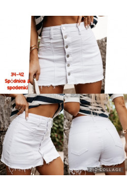 Szorty jeansowe damskie (34-42) 7384