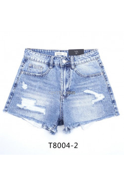 Szorty jeansowe damskie (XS-XL) T8004-2