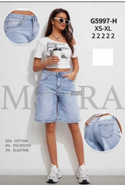 Spodenki jeansowe damskie (XS-XL) 5997-H
