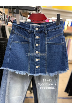 Szorty jeansowe damskie (34-42) 7282
