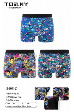 Bokserki męskie (M-2XL) 2495-C